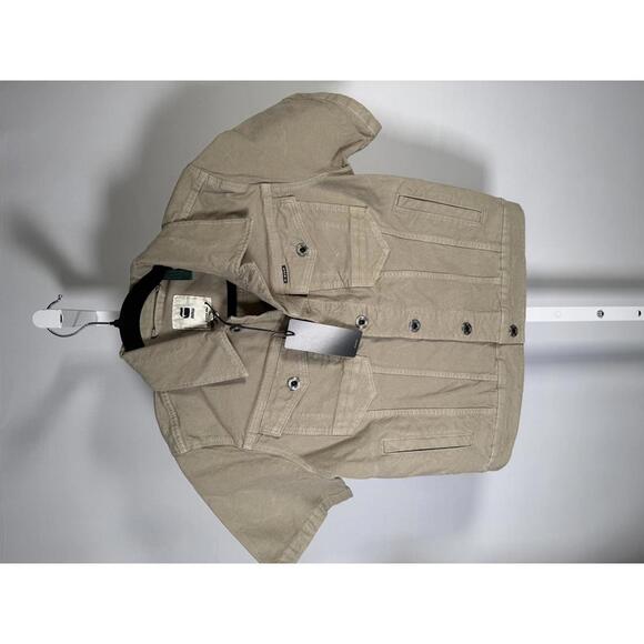 NWT G-Star RAW Arc Jacket Women’s Short Sleeve Stretch Canvas Beige - XS - Picture 5 of 10